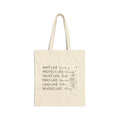 Scriptural Encouragement Tote Bag | Faith Verse Floral Design