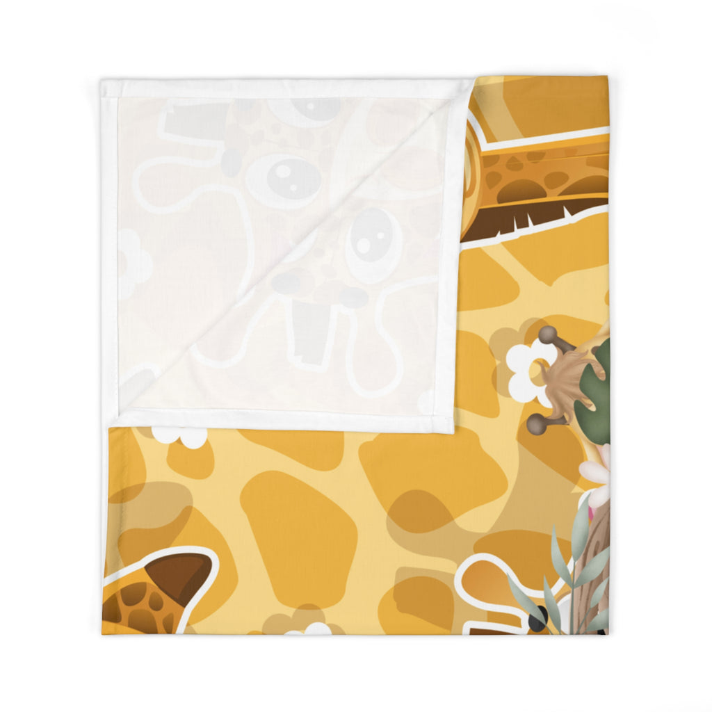 Christian Baby Swaddle Blanket — Cute Jungle Animals “Jesus loves me” Nursery Wrap