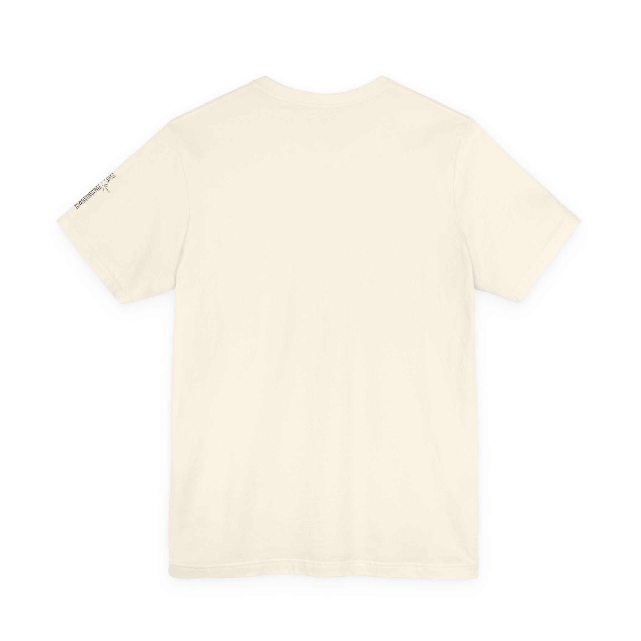T-Shirt — Minimal '3 Days' Chest & Sleeve Graphic Tee