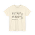 Faith Inspiration Tee — "Wait Like Sarah, Protect Like Deborah" Christian Scripture Shirt