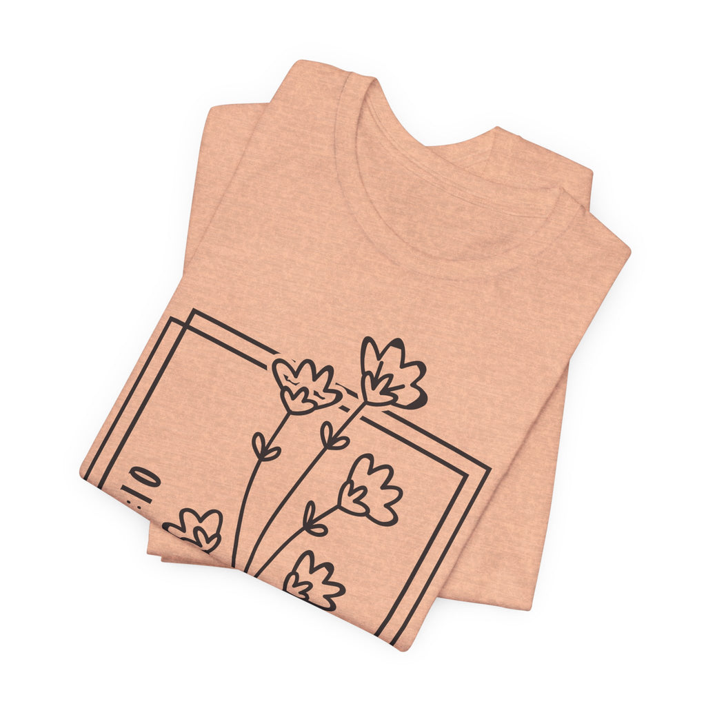 Created With a Purpose Floral Tee — Women’s Inspirational Bible Verse Shirt (Eph 2:10)