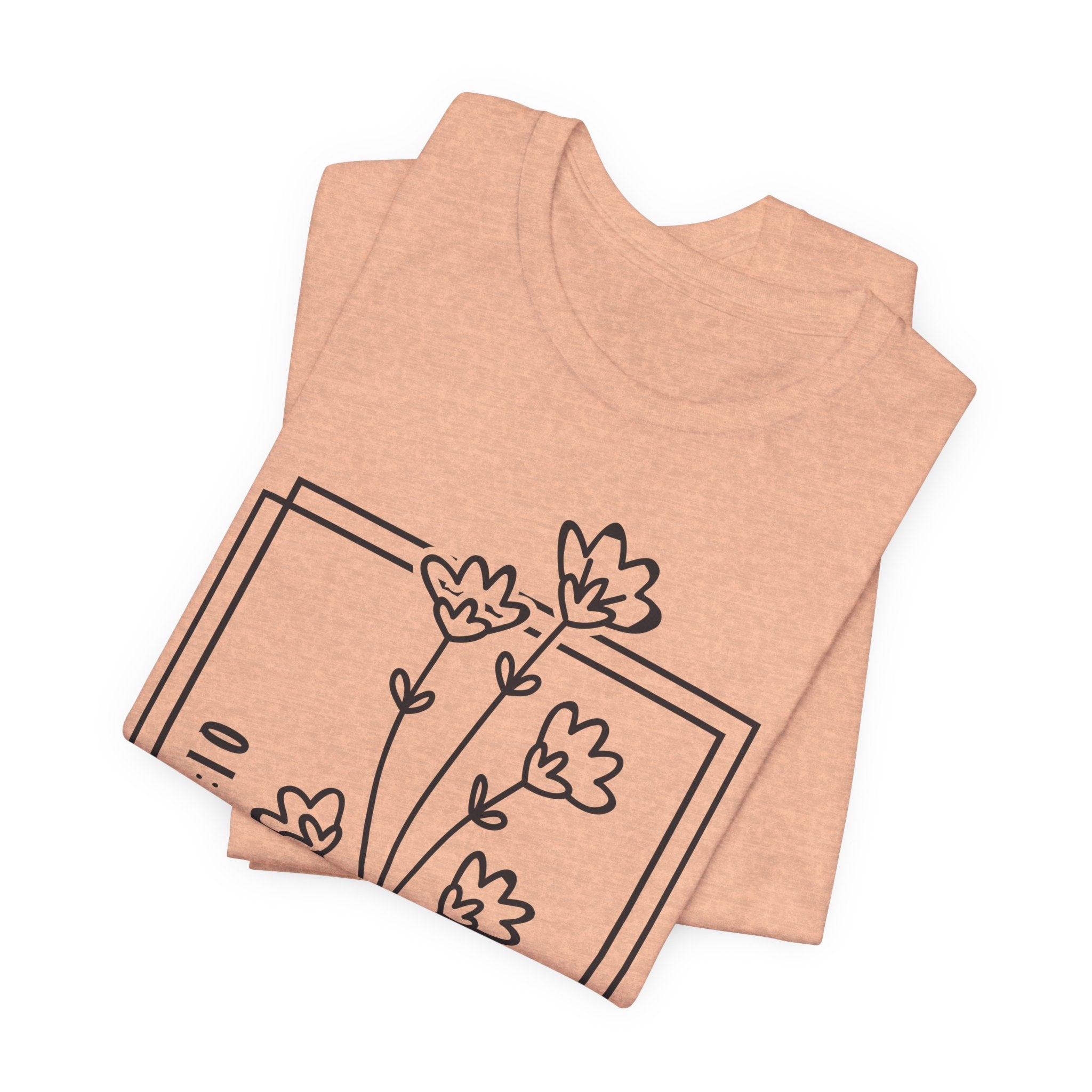 Created With a Purpose Floral Tee — Women’s Inspirational Bible Verse Shirt (Eph 2:10)