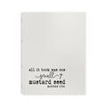 Mustard Seed Journal Book — Christian Scripture Matthew 17:20 Inspirational Bible Activity Book