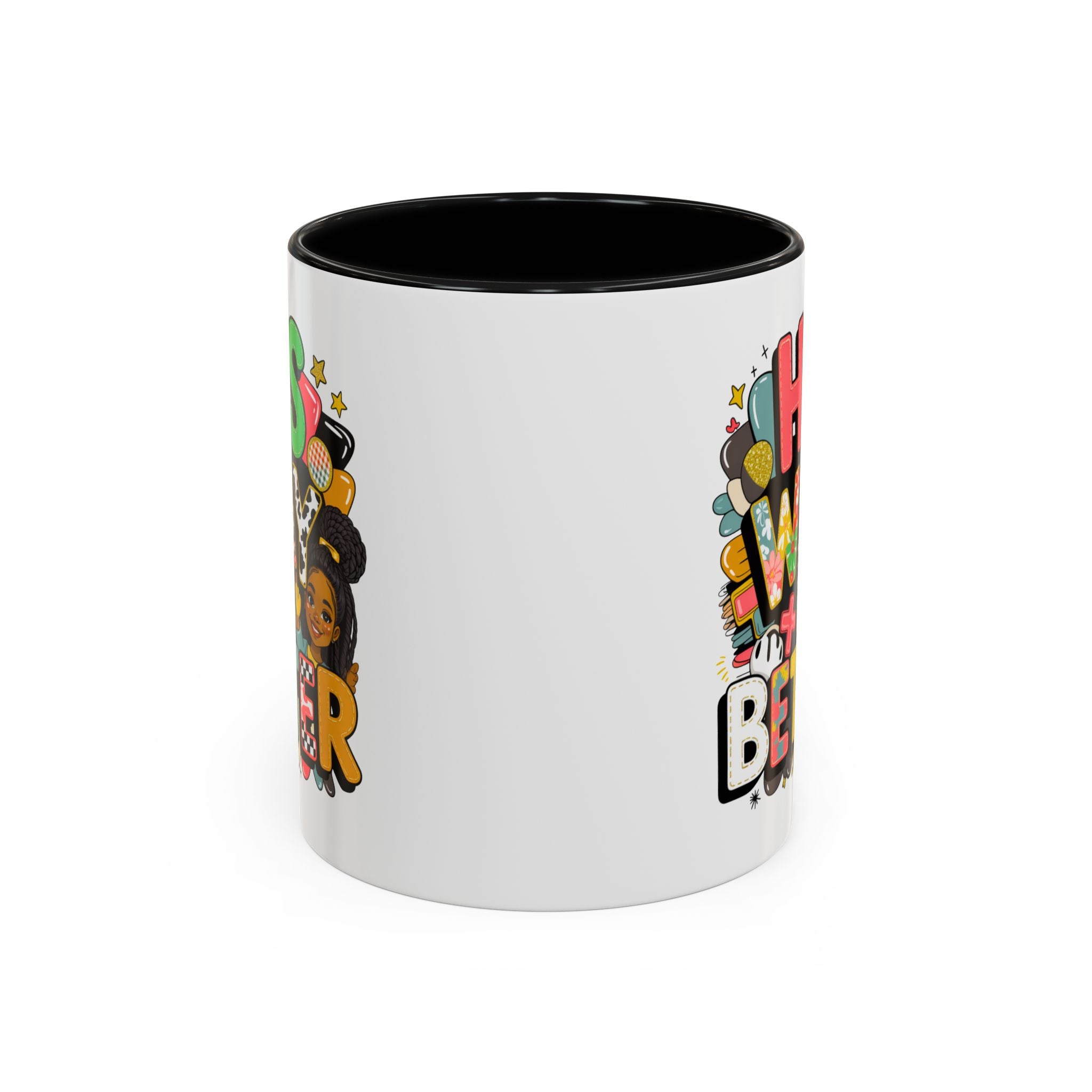 Accent Coffee Mug — "Her Way Is Better" Colorful Empowerment Design