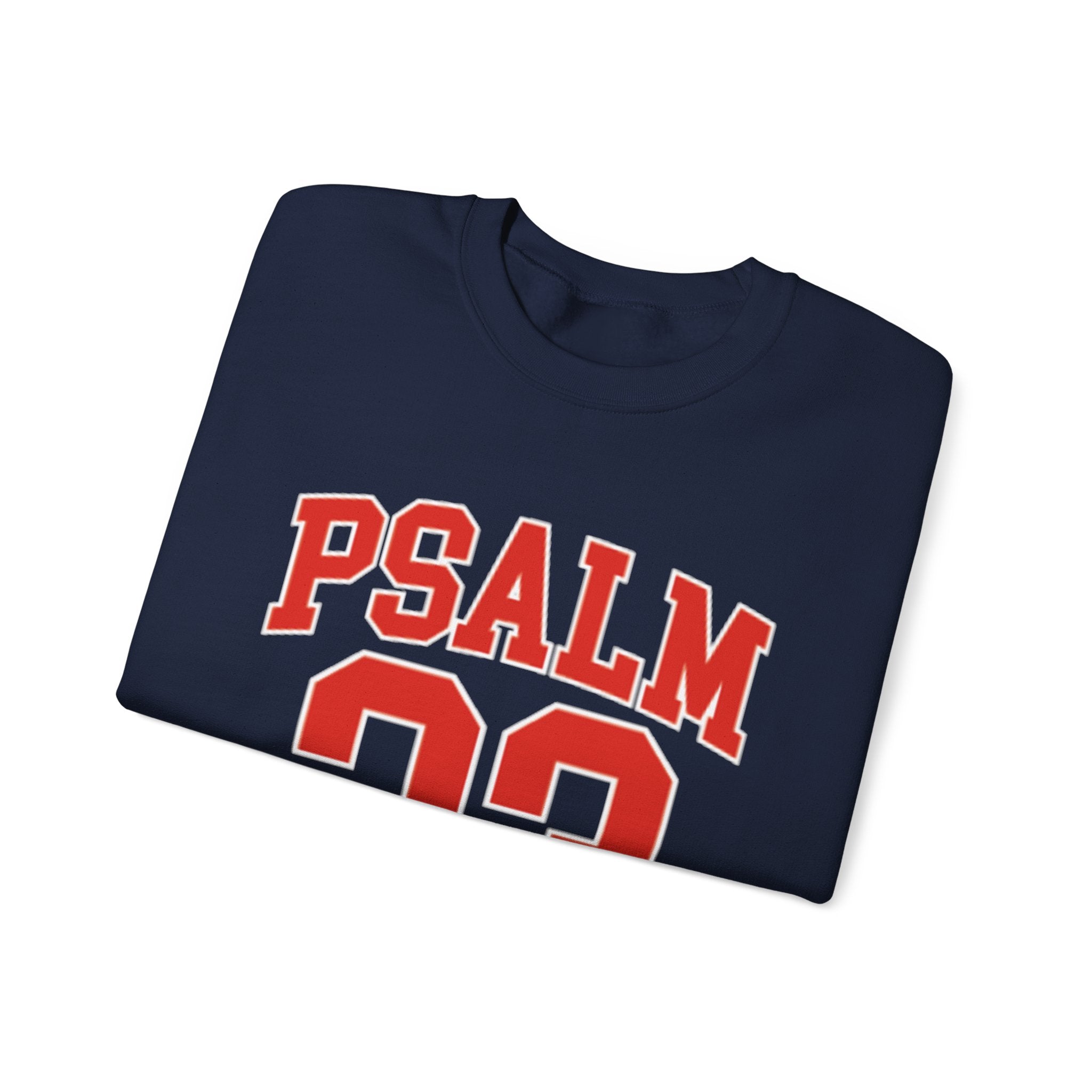 Psalm 23 Crewneck Sweatshirt — "The Lord Is My Shepherd" Christian Pullover
