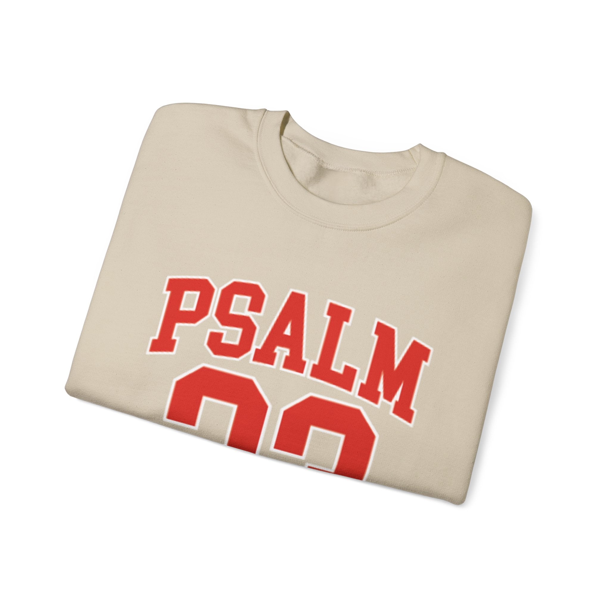 Psalm 23 Crewneck Sweatshirt — "The Lord Is My Shepherd" Christian Pullover