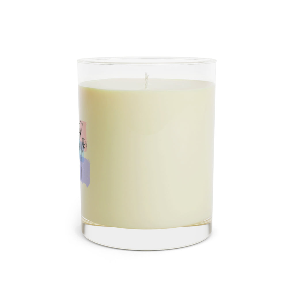 Do Not Be Afraid floral quote Candle | 11oz Glass Soy Scented
