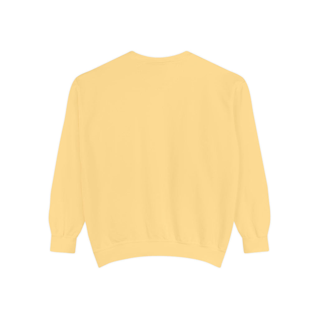 Mustard Seed Sweatshirt — "All It Took Was One Small Mustard Seed" Christian Crewneck (Matthew 17:20)