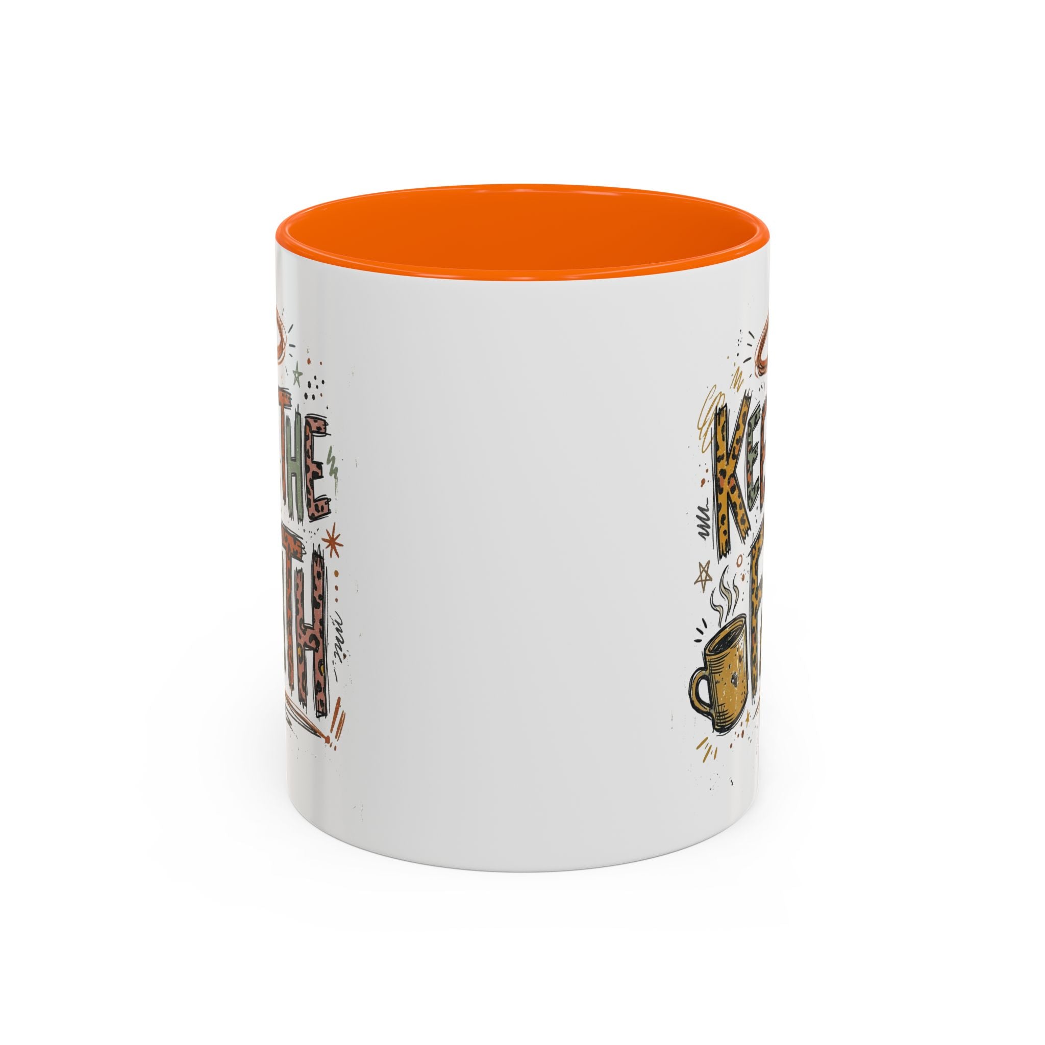 Keep The Faith Coffee Mug — Inspirational Religious Ceramic Mug (11/15oz)