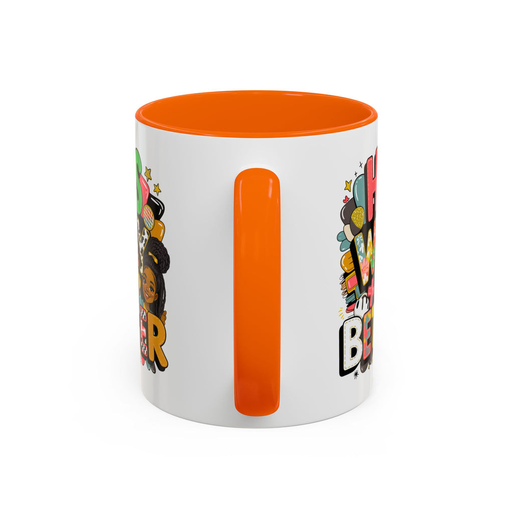 Accent Coffee Mug — "Her Way Is Better" Colorful Empowerment Design