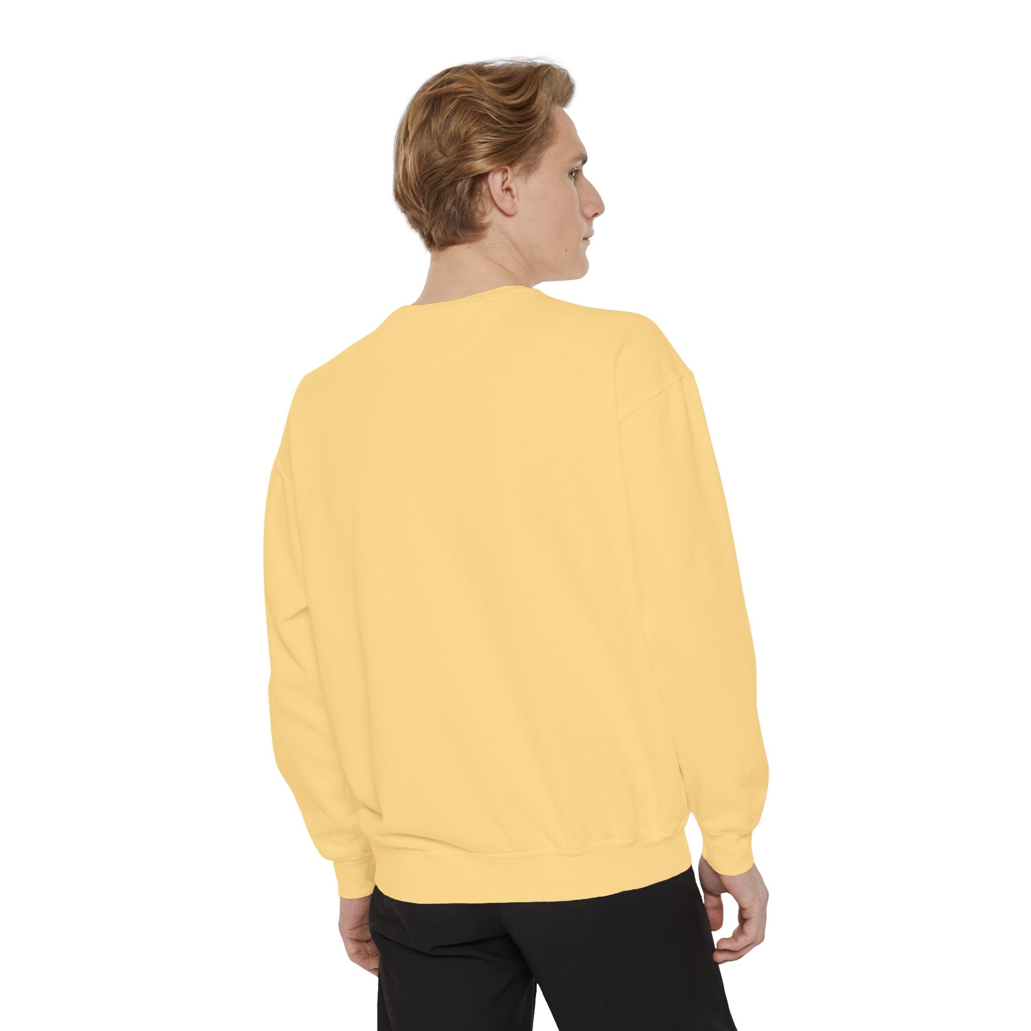 Mustard Seed Sweatshirt — "All It Took Was One Small Mustard Seed" Christian Crewneck (Matthew 17:20)
