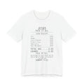 Christian T-Shirt — "Jesus Paid It All" Receipt Design (Romans 6:23)