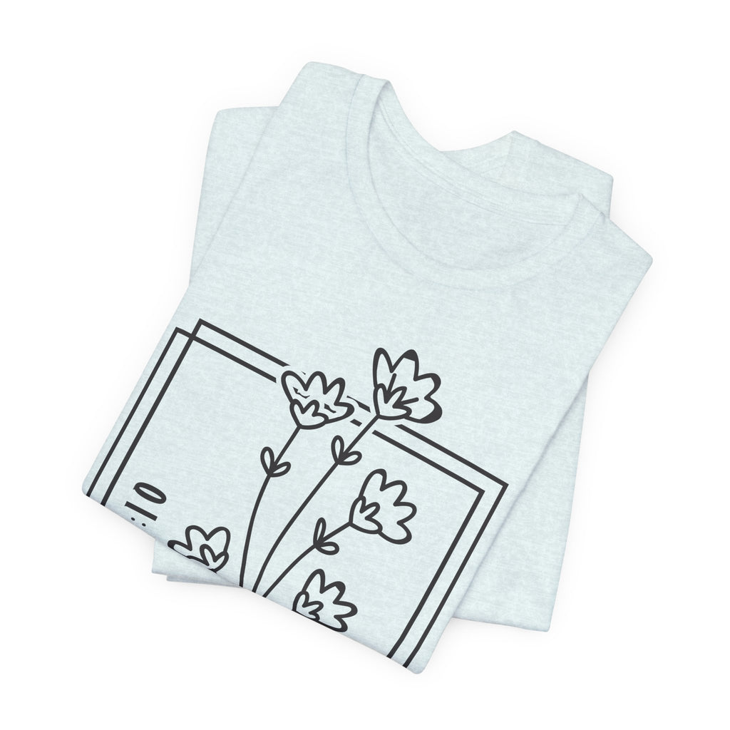 Created With a Purpose Floral Tee — Women’s Inspirational Bible Verse Shirt (Eph 2:10)