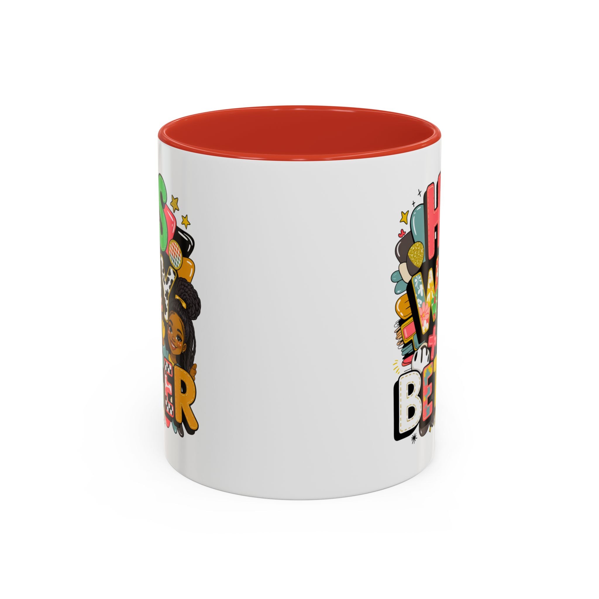 Accent Coffee Mug — "Her Way Is Better" Colorful Empowerment Design