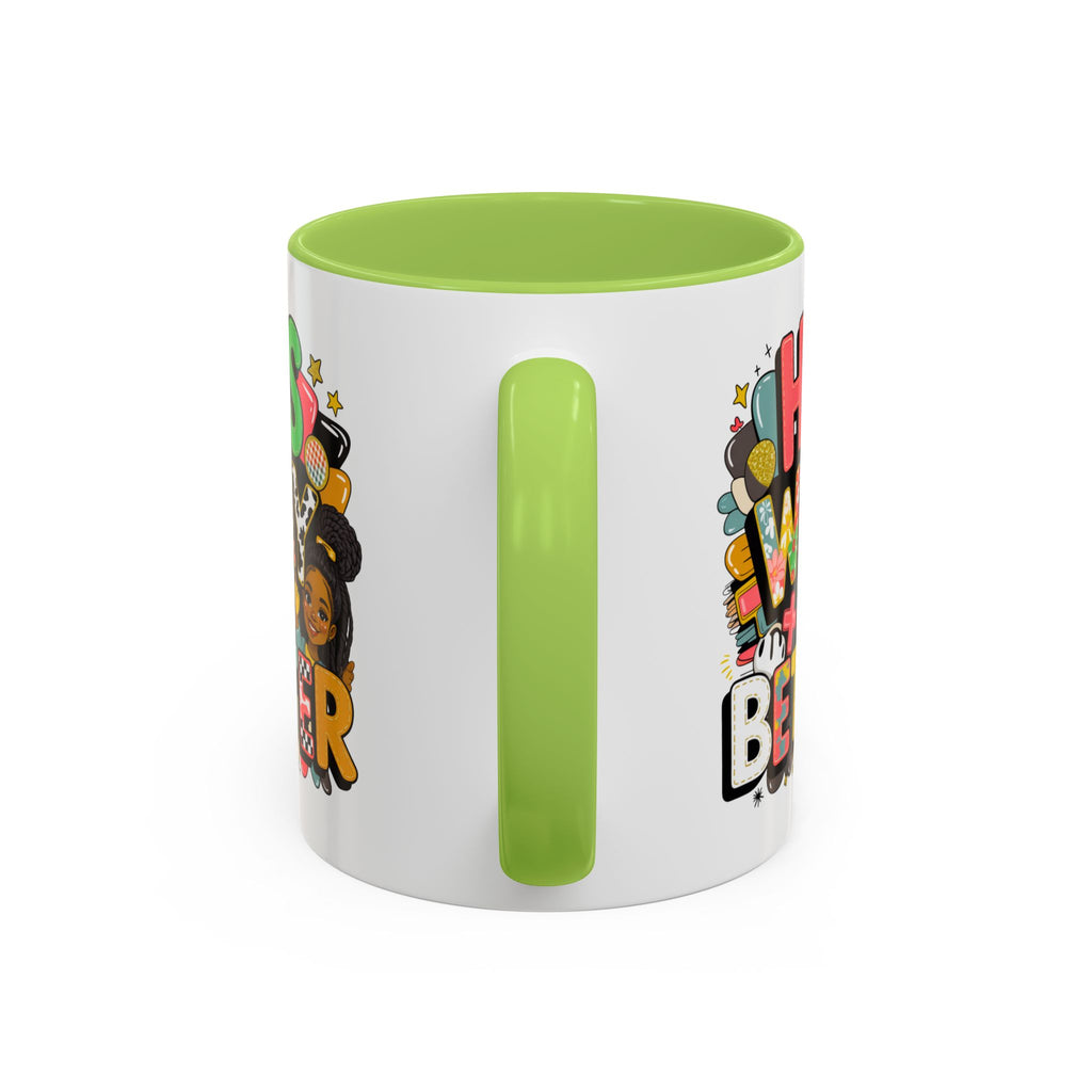 Accent Coffee Mug — "Her Way Is Better" Colorful Empowerment Design