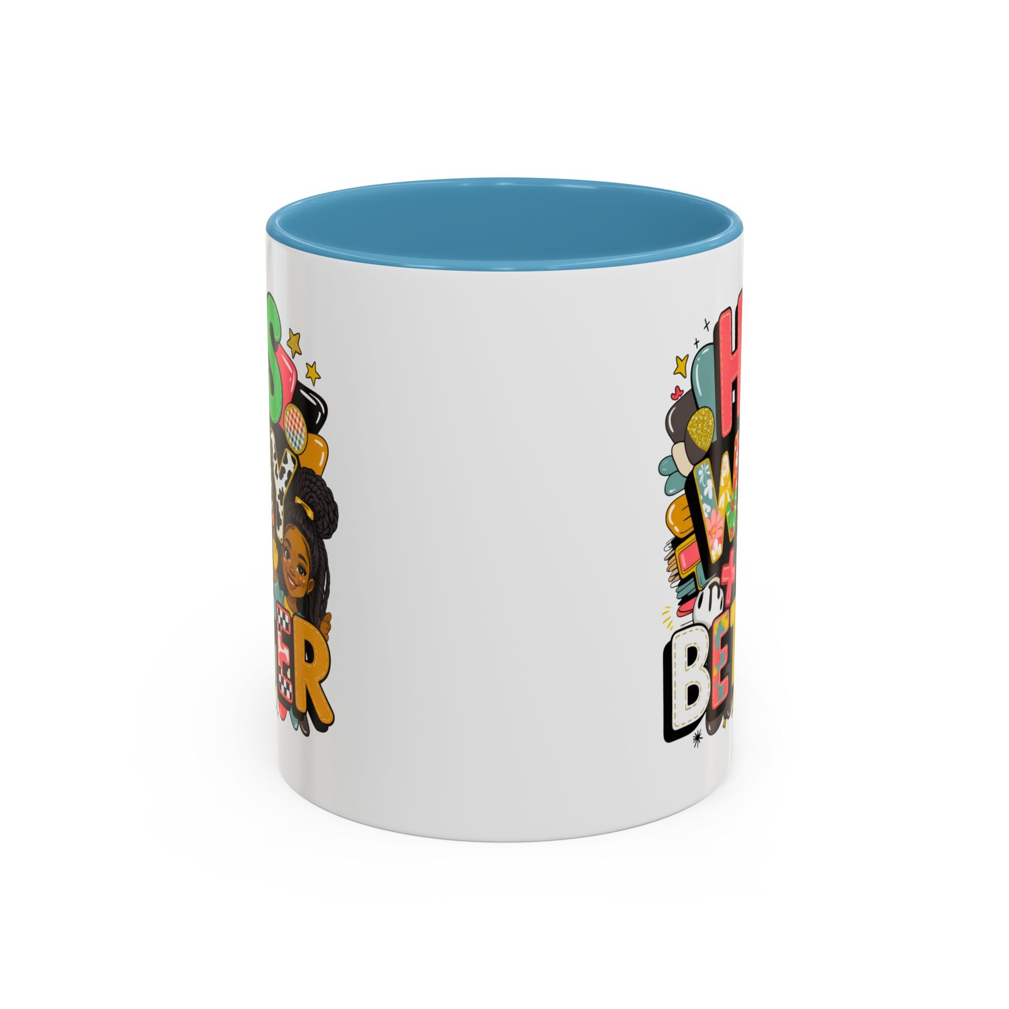 Accent Coffee Mug — "Her Way Is Better" Colorful Empowerment Design