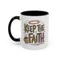 Keep The Faith Coffee Mug — Inspirational Religious Ceramic Mug (11/15oz)