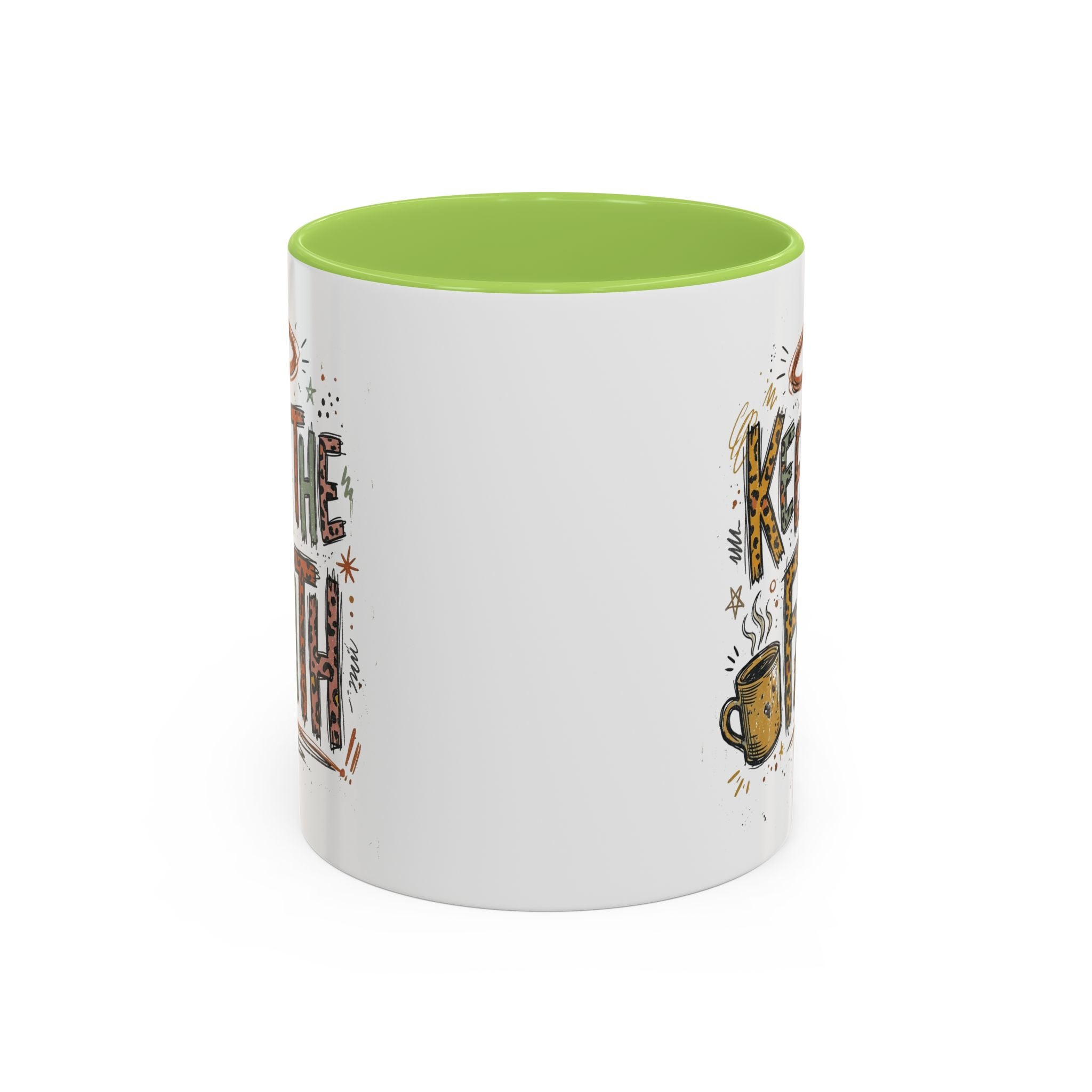 Keep The Faith Coffee Mug — Inspirational Religious Ceramic Mug (11/15oz)