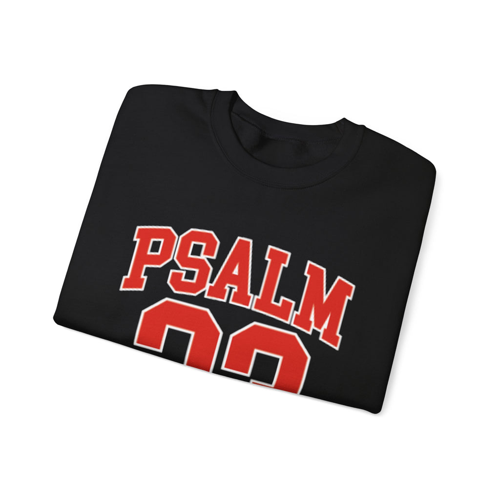 Psalm 23 Crewneck Sweatshirt — "The Lord Is My Shepherd" Christian Pullover