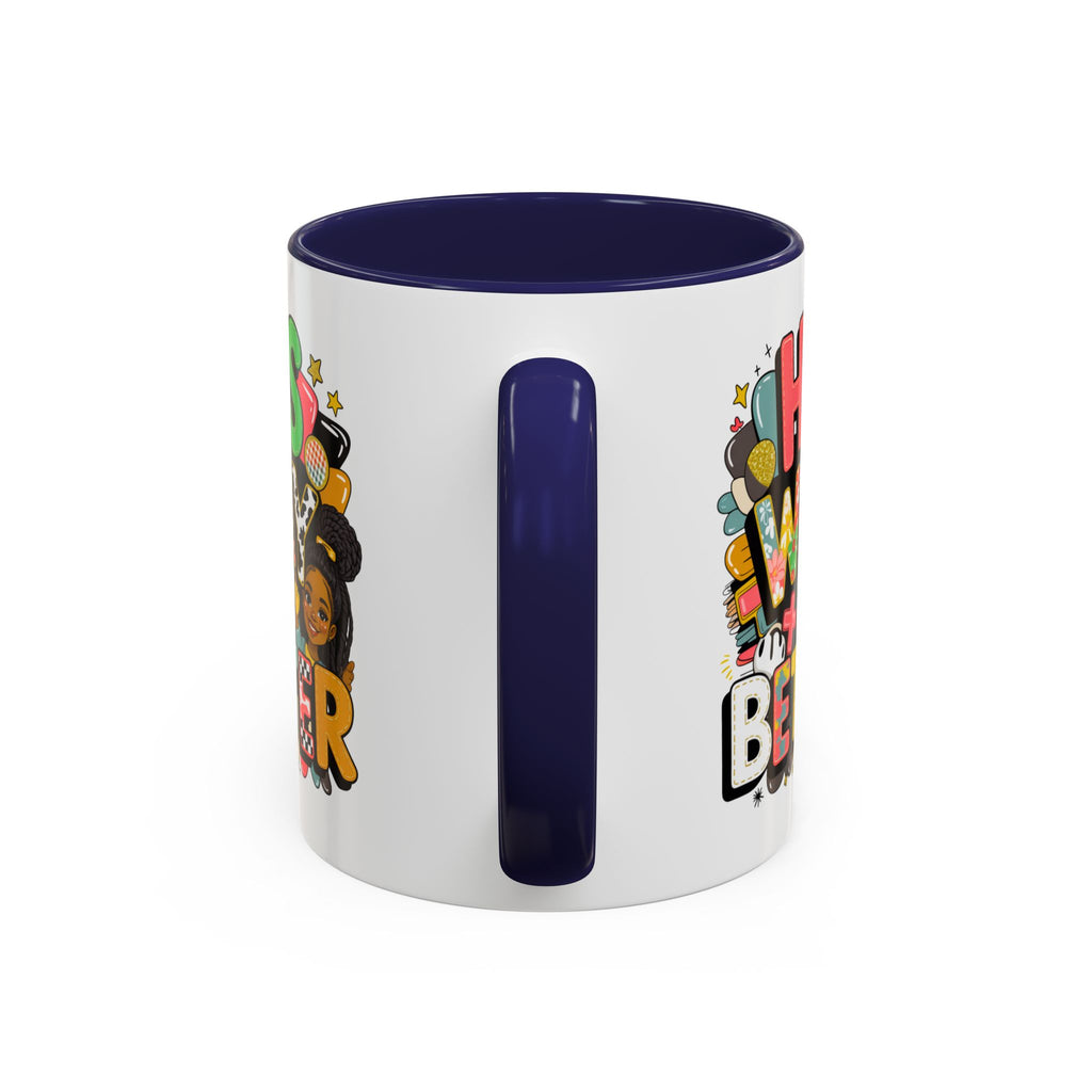 Accent Coffee Mug — "Her Way Is Better" Colorful Empowerment Design
