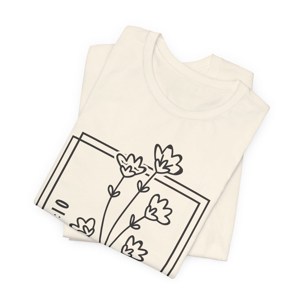 Created With a Purpose Floral Tee — Women’s Inspirational Bible Verse Shirt (Eph 2:10)