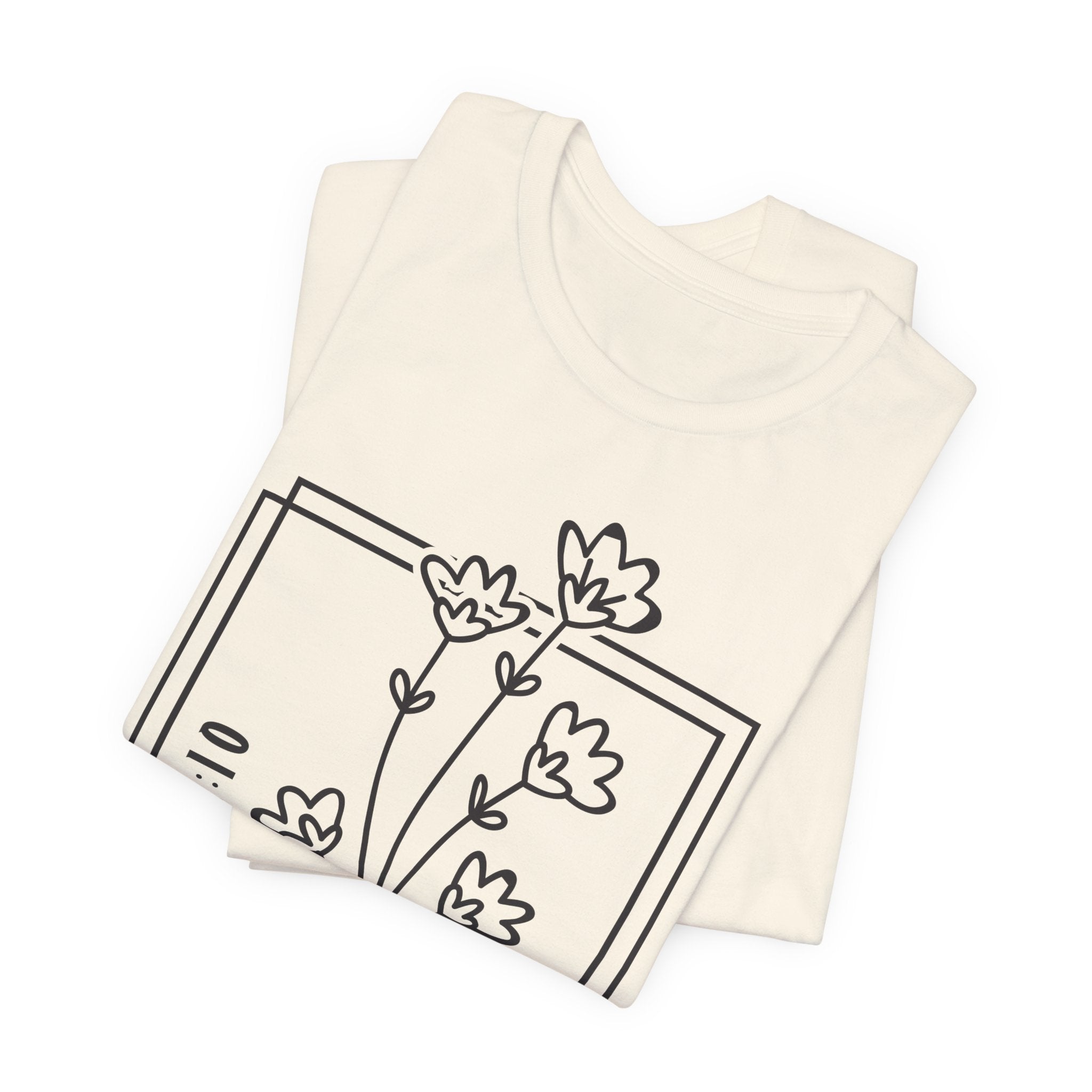 Created With a Purpose Floral Tee — Women’s Inspirational Bible Verse Shirt (Eph 2:10)