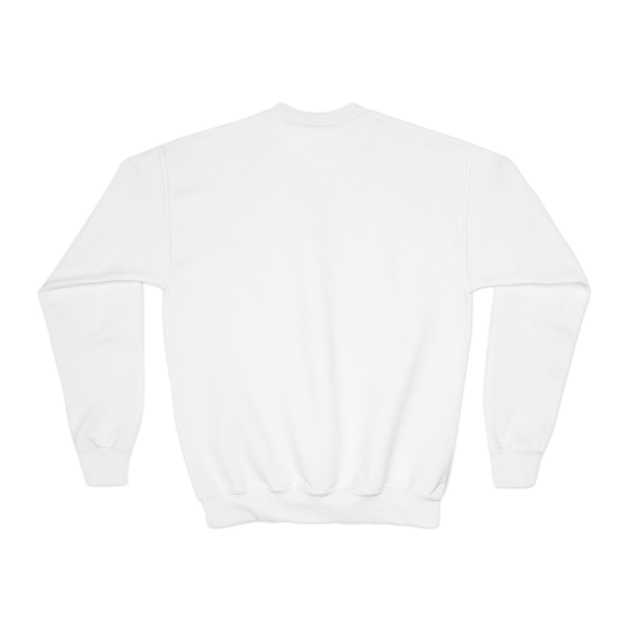 Youth Crewneck Sweatshirt — "Cool Kids Love Jesus" Colorful Christian Graphic