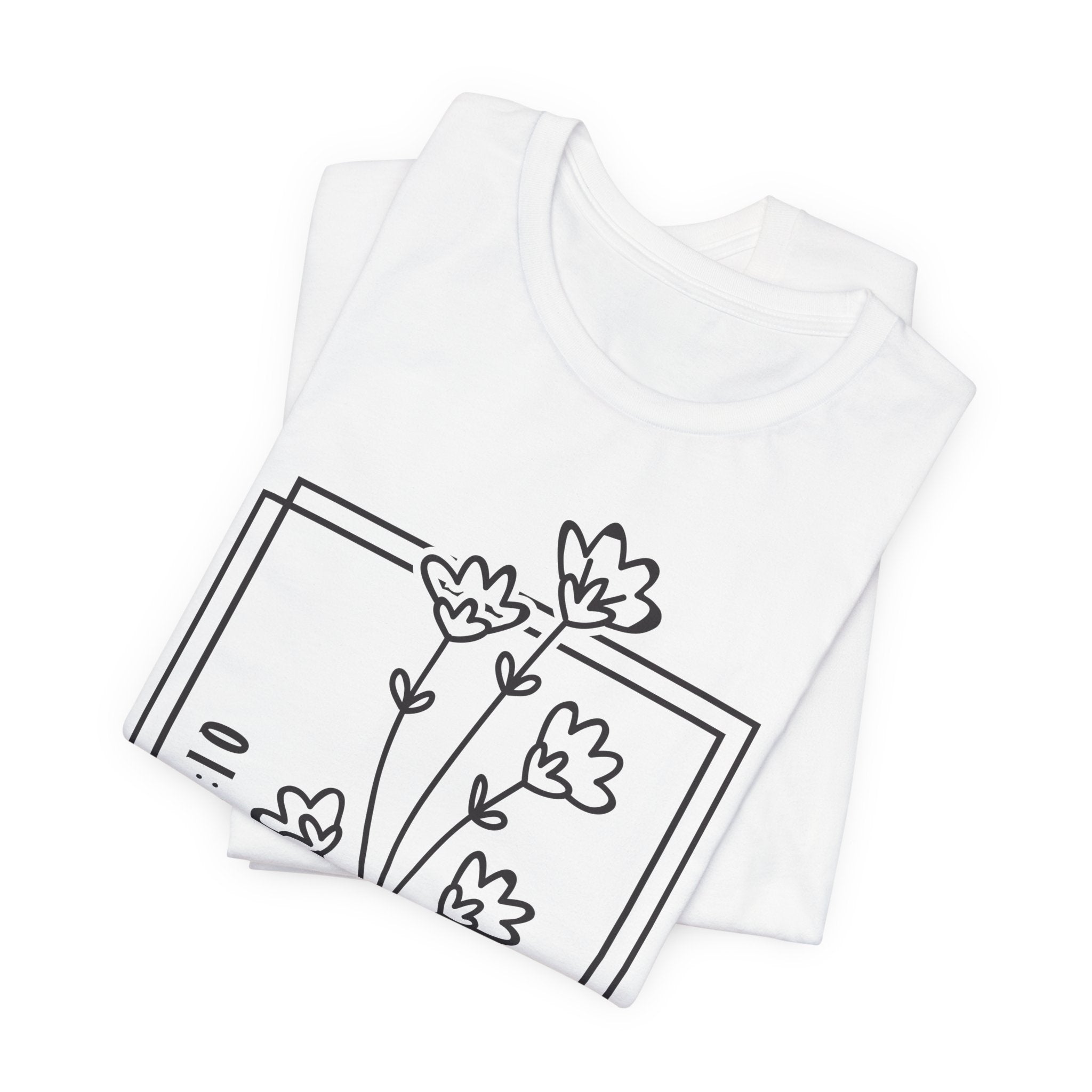 Created With a Purpose Floral Tee — Women’s Inspirational Bible Verse Shirt (Eph 2:10)