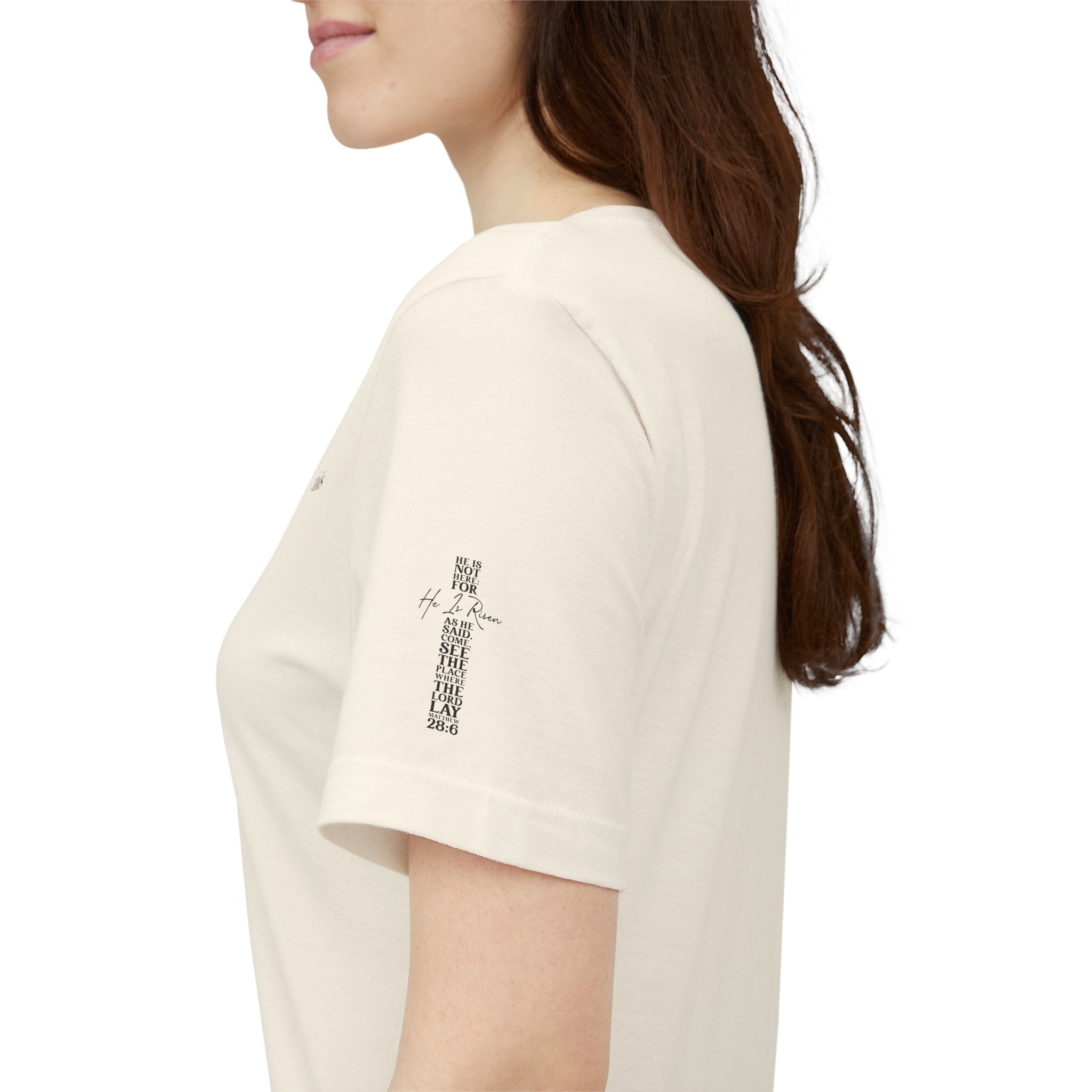 T-Shirt — Minimal '3 Days' Chest & Sleeve Graphic Tee