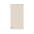 "Just Pray" Embroidered Cotton Waffle Throw Blanket — Neutral Fringed Throw for Cozy Living