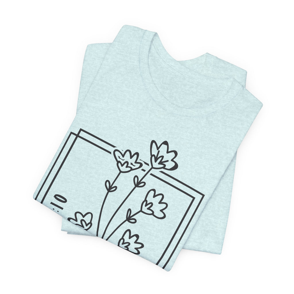 Created With a Purpose Floral Tee — Women’s Inspirational Bible Verse Shirt (Eph 2:10)