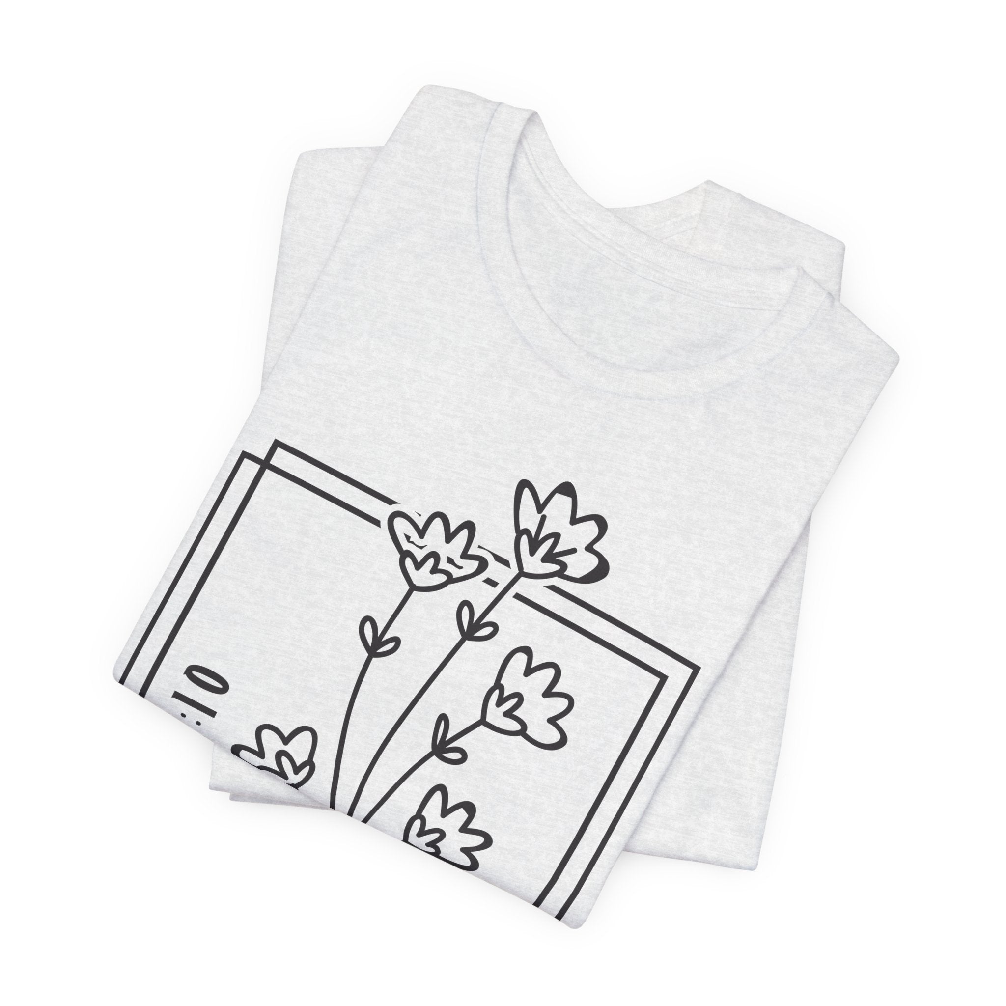 Created With a Purpose Floral Tee — Women’s Inspirational Bible Verse Shirt (Eph 2:10)