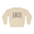 AMEN Crewneck Sweatshirt — Floral Camo Graphic Pullover