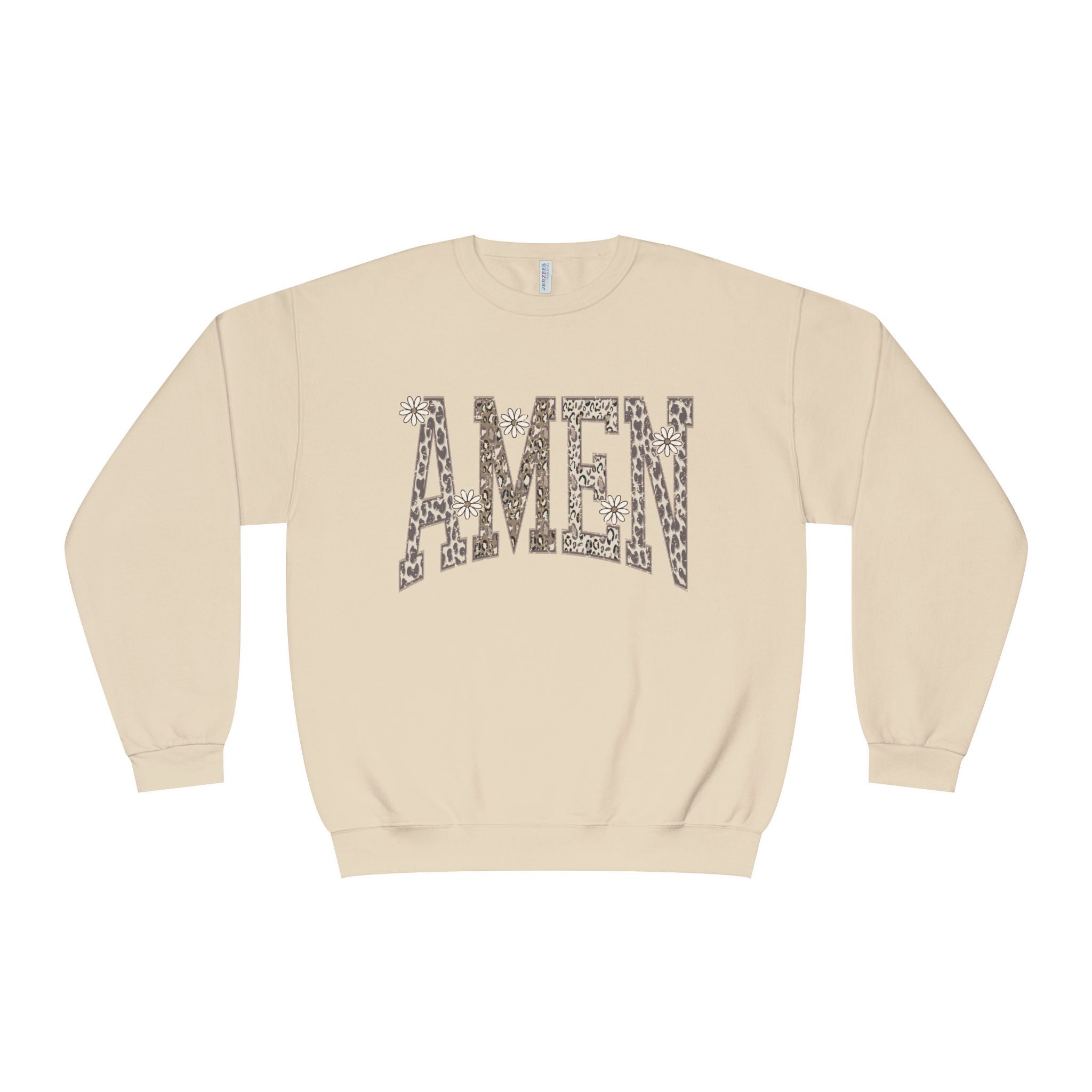 AMEN Crewneck Sweatshirt — Floral Camo Graphic Pullover
