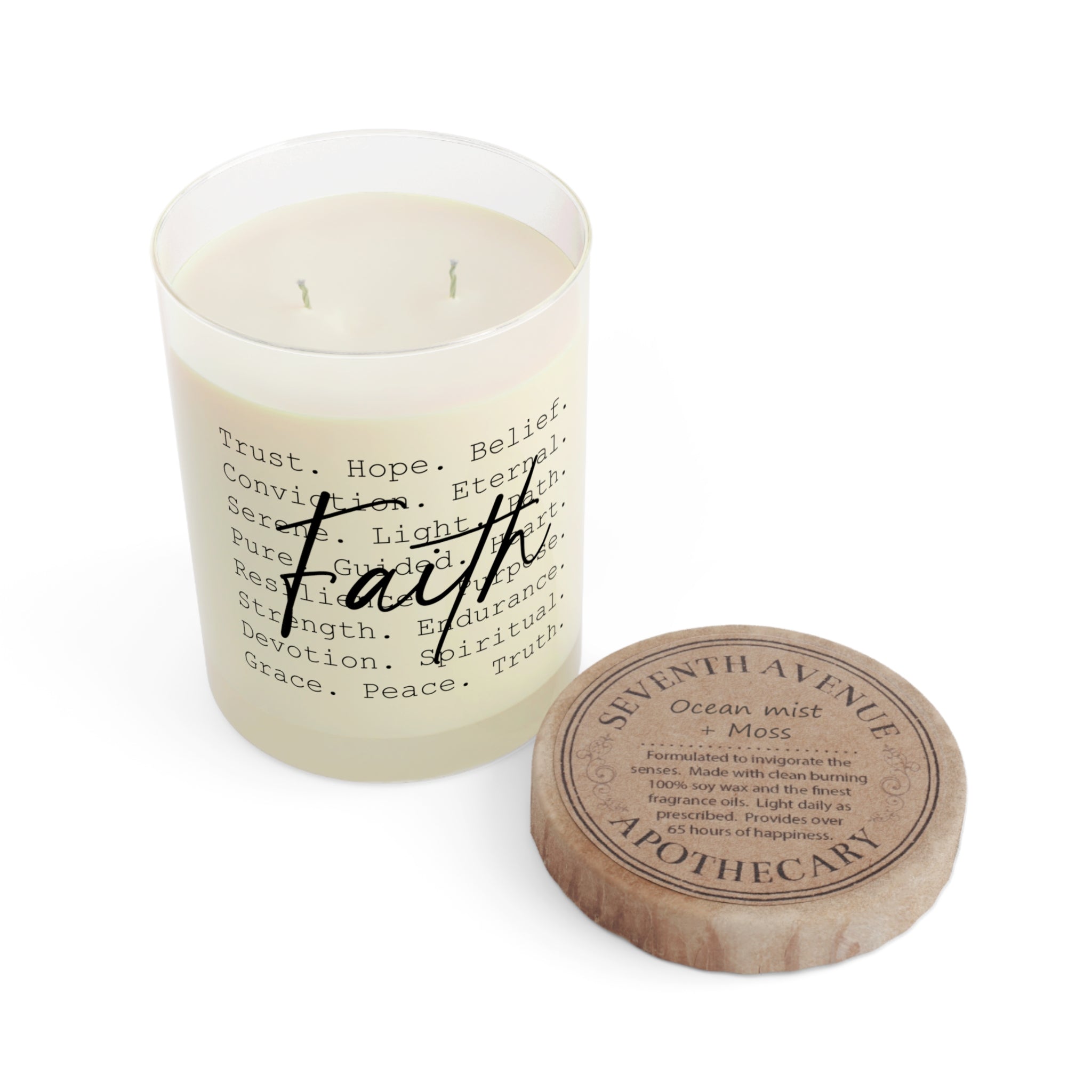 Faith Scented Candle — 11oz Glass Jar (Trust · Hope · Belief)