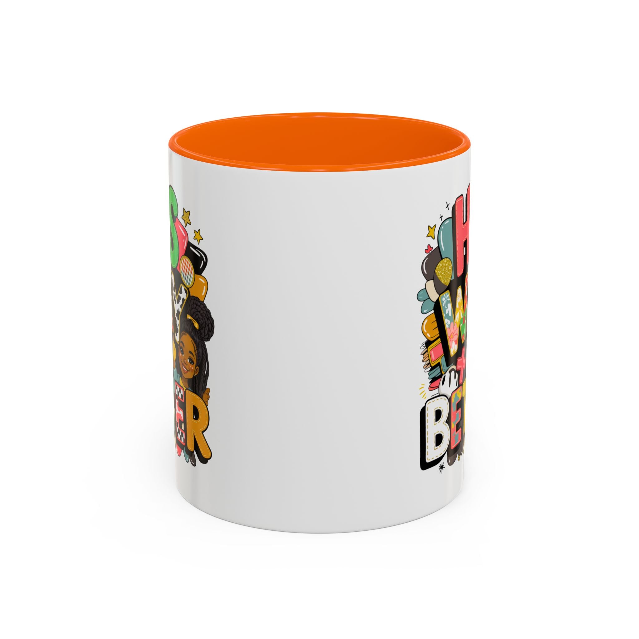 Accent Coffee Mug — "Her Way Is Better" Colorful Empowerment Design