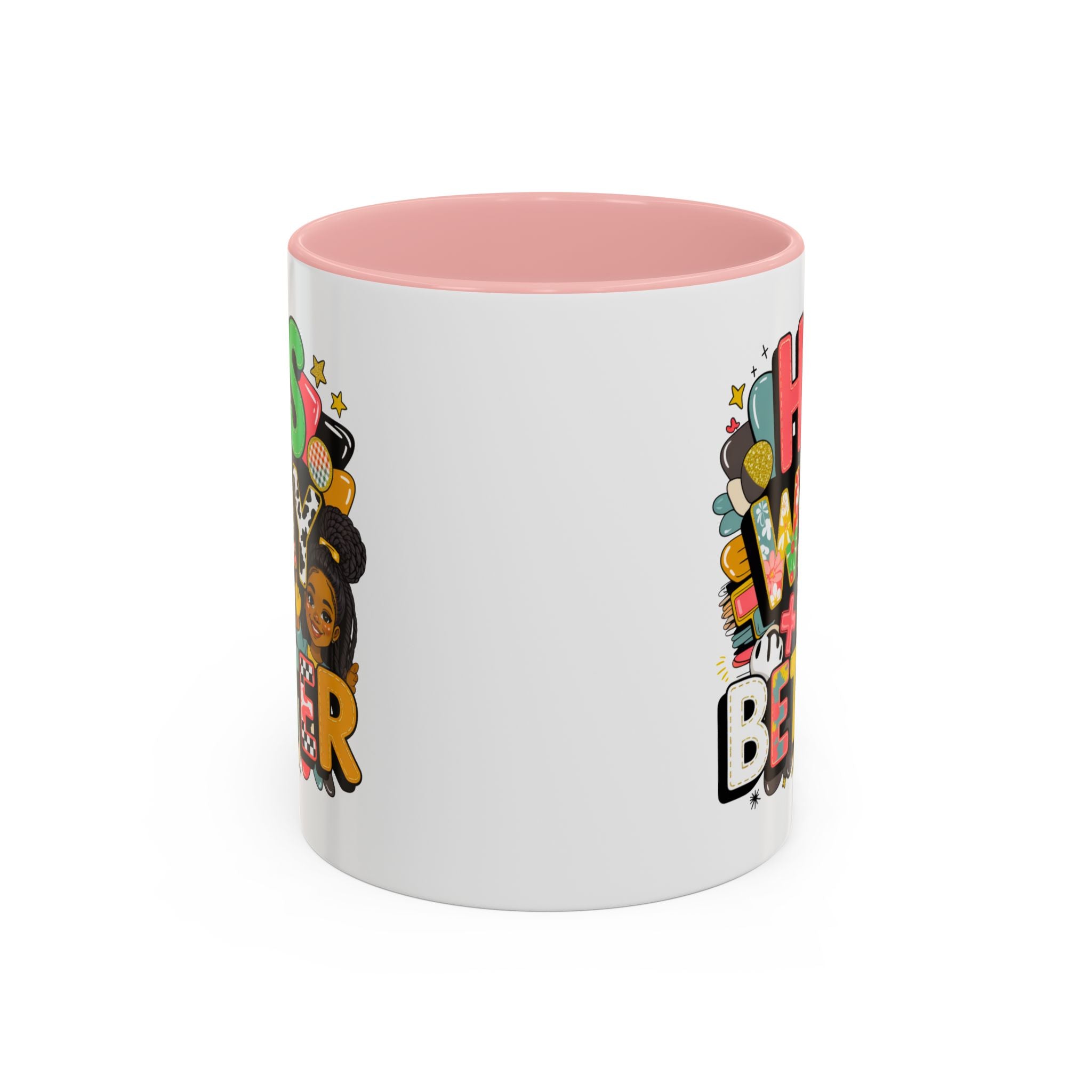 Accent Coffee Mug — "Her Way Is Better" Colorful Empowerment Design