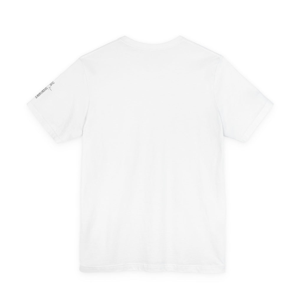 T-Shirt — Minimal '3 Days' Chest & Sleeve Graphic Tee