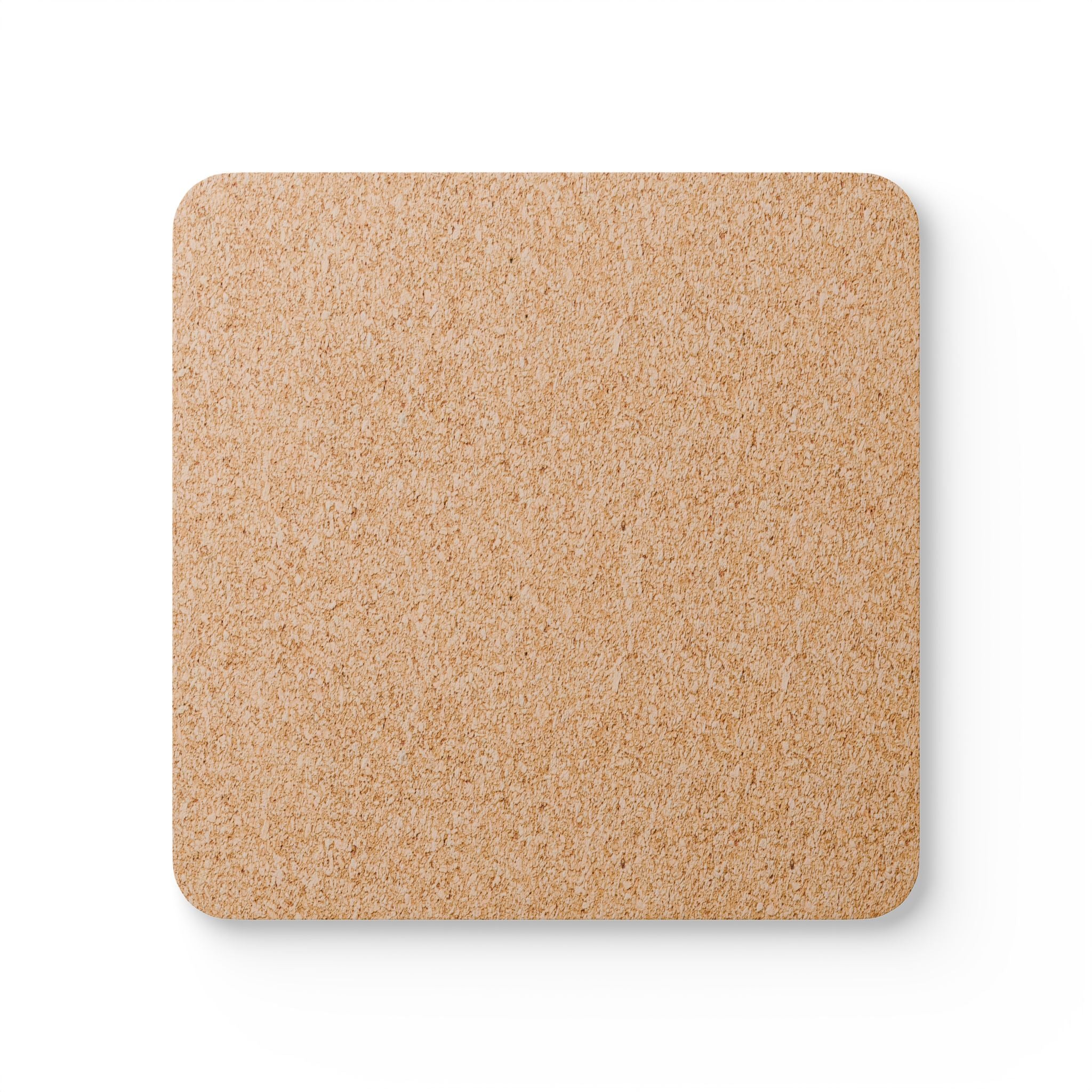 Faith Coaster Set — "With God All Things Are Possible" Religious Cork Drink Coasters (Pink Ribbon Floral)