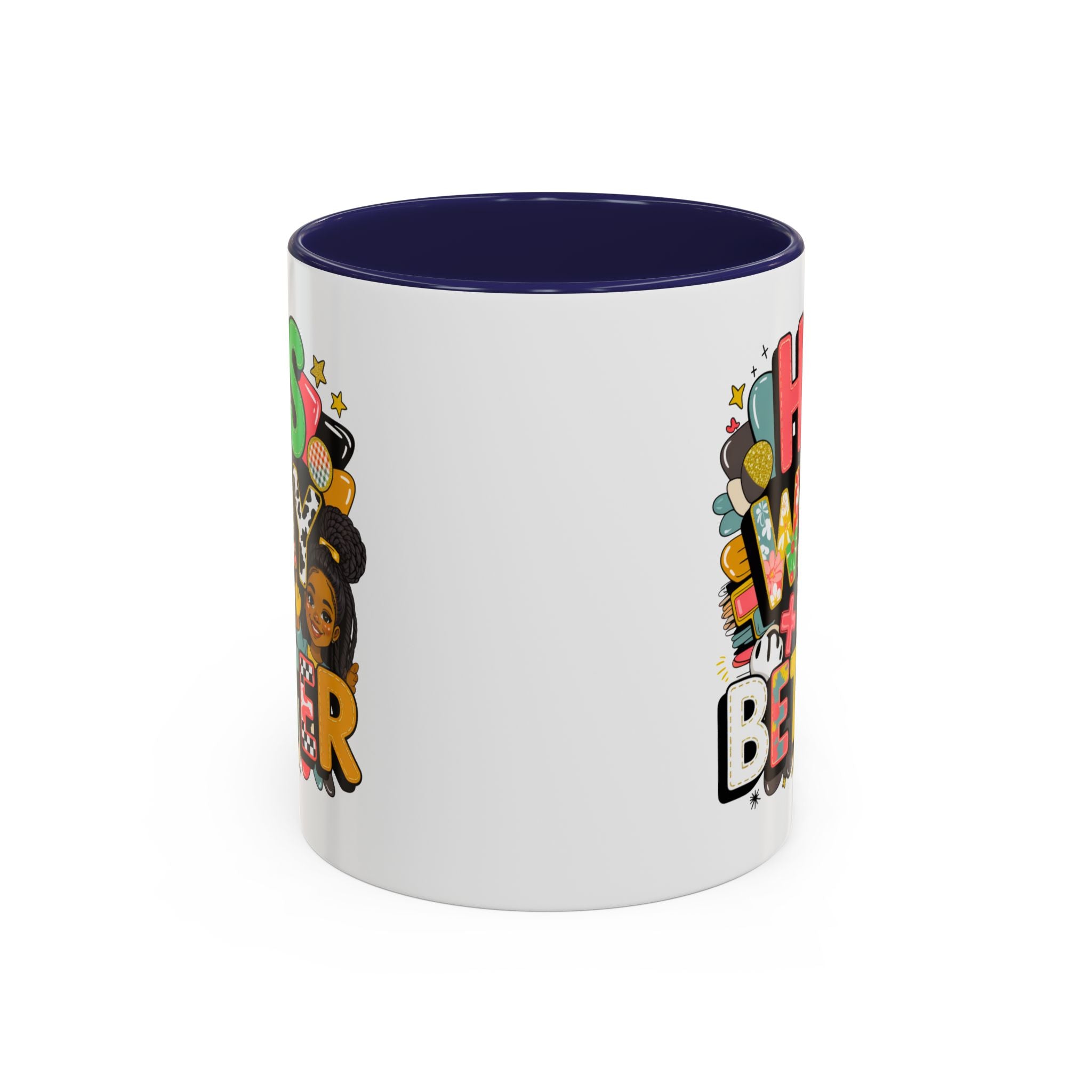 Accent Coffee Mug — "Her Way Is Better" Colorful Empowerment Design